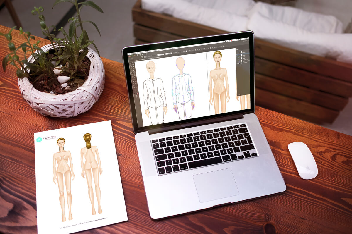 Female Fashion Figure template