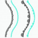 Pinceles de encajes en illustrator